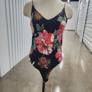 Floral print bodysuit by gaze